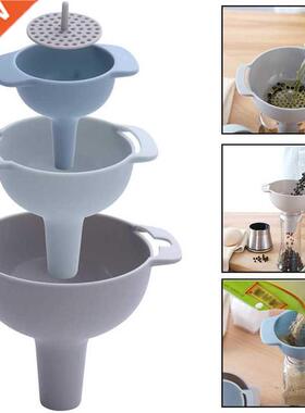 Household Filter Multi-function Funnel Set Oil Hopper Filter