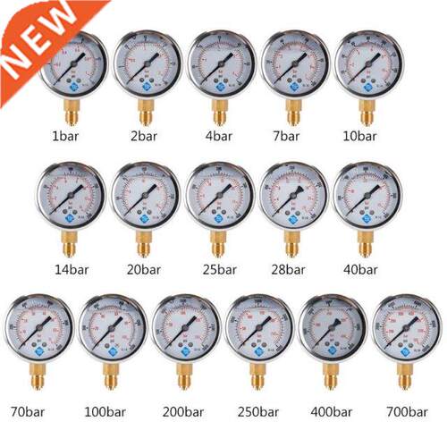 1/4 BSP Pressure Compound Vacuum Gauge Glycerine Filled Gaug