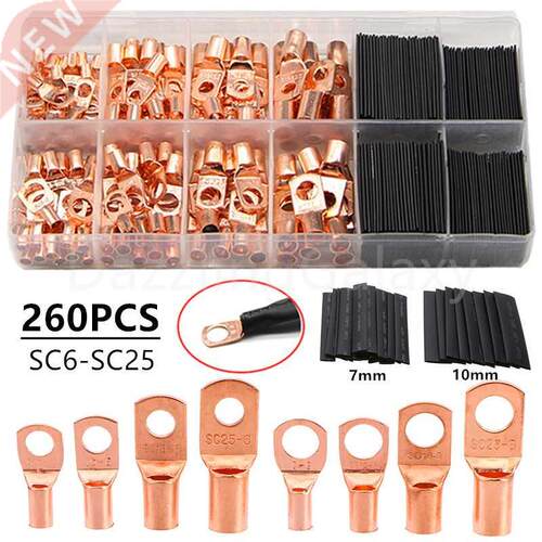 260/240/60CPS Assortment Car Auto Copper Ring Terminal Wire
