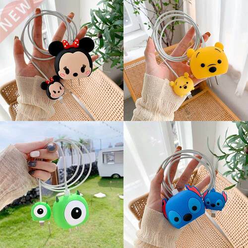 Cute Cartoon Cable Protector Cable Holder Phone Cord Protect