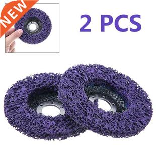 115mm Strip Wheel 2pcs Poly Abrasive Disc Grinder 4.5