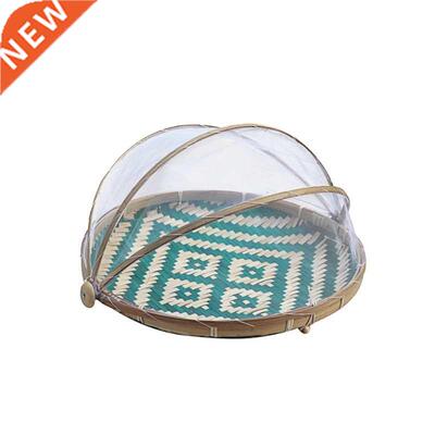 Rattan Tray Fruits Vegetables Breakfast Drink Snacks Home Ki