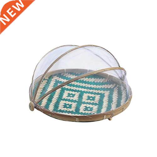 Rattan Tray Fruits Vegetables Breakfast Drink Snacks Home Ki