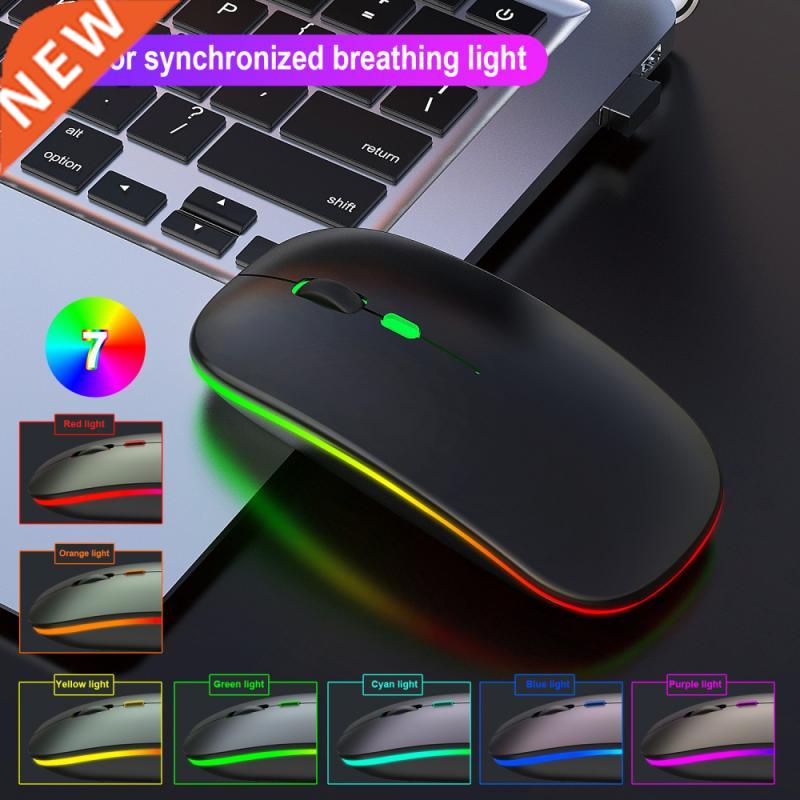 2.4G 1600 DPI Silent Colorful Luminous Wireless Mouse