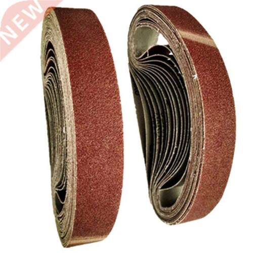 18Pcs Alumina Abrasive Belt 533X30 Brown Corundum Annular Ab