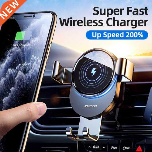 15W Qi Car Phone Holder Wireless Charger Car Mount Intellige