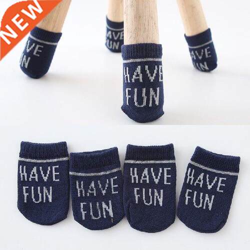 4Pcs/set Have Fun Table Foot Socks Chair Leg Covers Floor