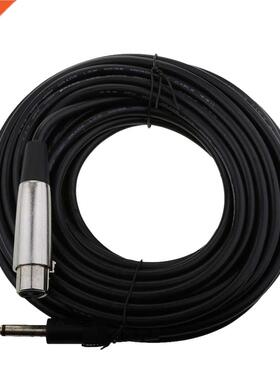 FT XLR -Pin Female to 6.5mm Mono Plug Pro Audio Cable Mi