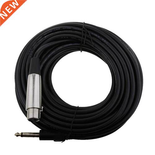 FT XLR -Pin Female to 6.5mm Mono Plug Pro Audio Cable Mi