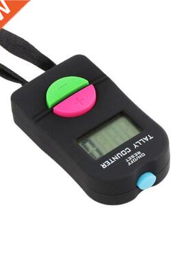 0-9999 Digital Tally Counter LCD Electronic Manual Clicker A
