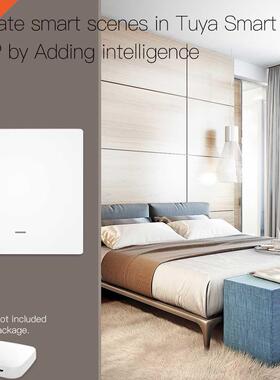 Zigbee Smart Push Button Switch Wall Panel Transmitter Kit