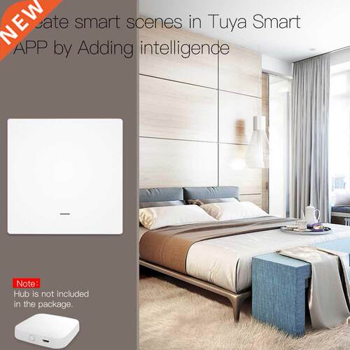 Zigbee Smart Push Button Switch Wall Panel Transmitter Kit