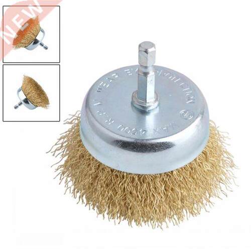 50mm Wire Cup Brush Round Brush Disc Hex Shank For Drill Rot