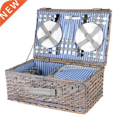 Picnic basket outdoor picnic basket ins with lid picnic