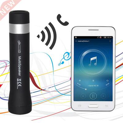 Multifunction Bluetooth Speaker LED Flashlight Bicycle Hands