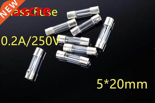 Glass Tube Fuse 5x20mm 0.2A/250V Fast Quick Blow Fuses