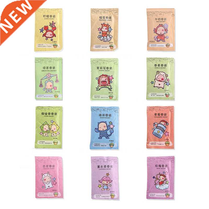 12x Hanging Scented Wardrobe Clothes Freshner Sachet Odor Re