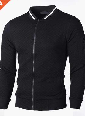 MRMT 2022 Brand New Men's Plaid Sweatshirts Zipper Men Sweat