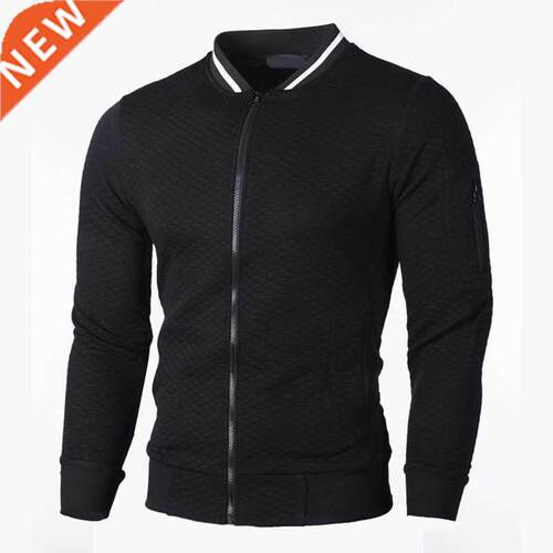 MRMT 2022 Brand New Men's Plaid Sweatshirts Zipper Men Sweat