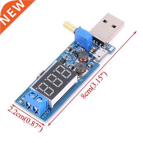 DC-DC 3.5-12V To 1.2-24V LCD USB Step UP / Down Power