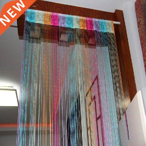 String Curtains Multicolor Shiny Tassel Line Curtains