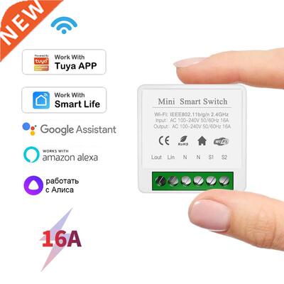 16A MINI Wifi Switch DIY 2-way Control Timer Switches Relay