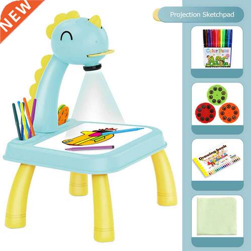 Dinosaur LED Projector Art Drawing Table Children Painting