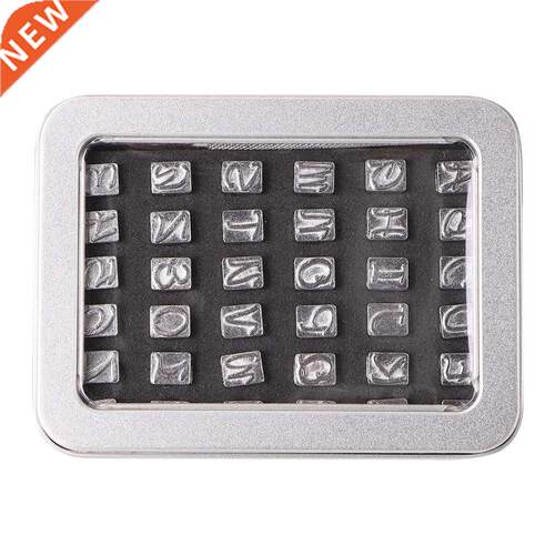 36Pcs Alphabet Letter Number Leather Stamping Tools Set