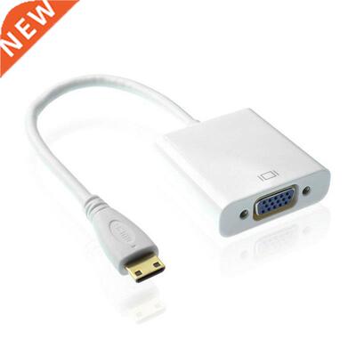 The New Type C Mini HDMI Input to VGA Female Output with 3.5