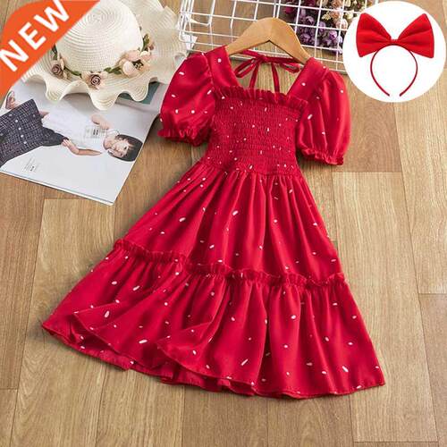 Christmas Girls Sequin Princess Dress For Kids Lace Mesh Tut