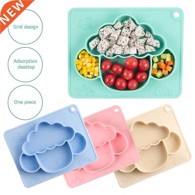 Baby Silicone Food Plate Cute Sheep Tray Dishes Food