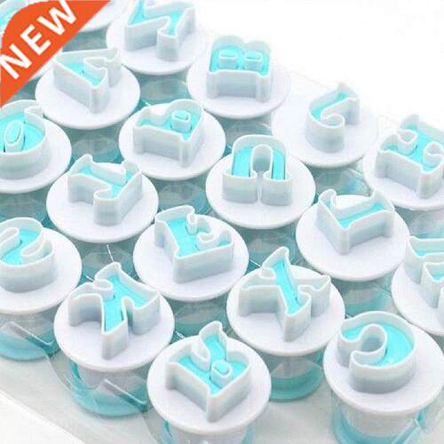 10/26Pcs Alphabet Spring Digital Cake Mold Letters Shape