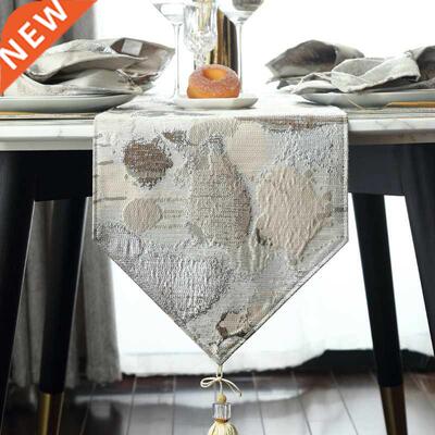 Table Runner Simple Morden Embroidery Blending Bed Flag