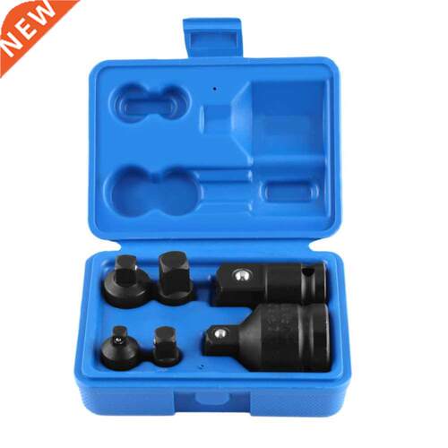 6PCS Hand Wrench Tool Set Impact Socket Adaptor Reducer 1/4