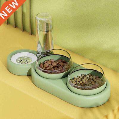 Pet Cat Bowl Automatic Feeder Dog Cat Food Bowl With Water F