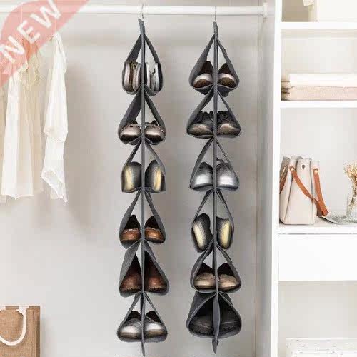 Three-dimensional Storage Hanging Bag Shoes Organizer for