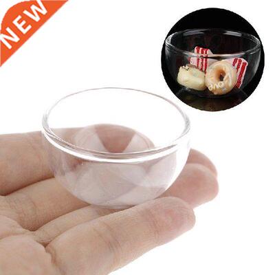 1:12 Miniature Glass Fruit Bowl Salad Bowl Dlhouse