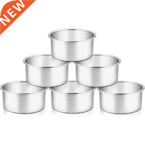Quality 4 Inch Cake Pan,6 Piece Mini Cake Pan Round Tier