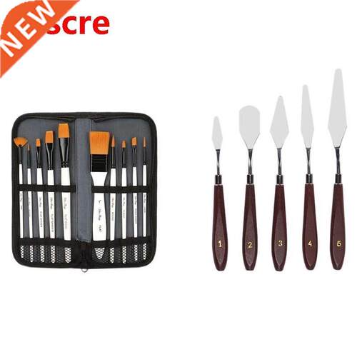 15 Pcs Paint Brush Palette Knife Set Paint Brushes Artist fo