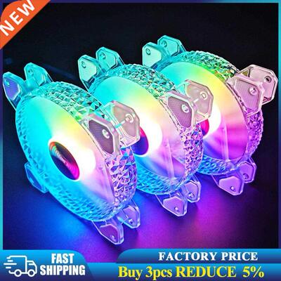 COOLMOON 12cm 4Pin 12V Cooling Fan Desktop Chassis CPU PWM A