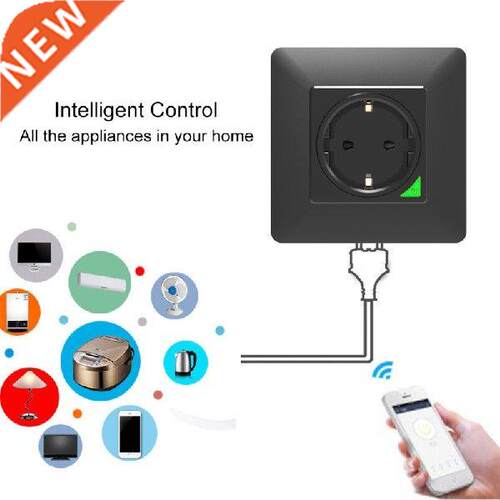 Smart Wall Socket，Tuya Smart life APP Voice Remote Control