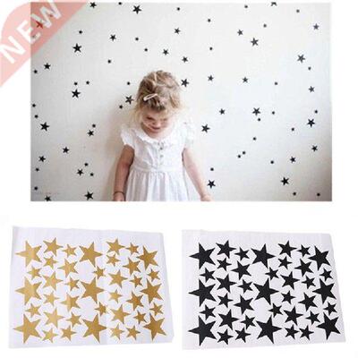 39 Stars Sticker Gold Silver Star Pattern PVC DIY Wall Art
