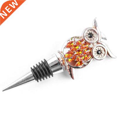Cute Owl Wine Bottle Stopper Vacuum Sealed Reusable Plug Cap
