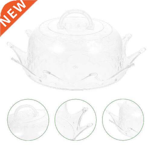 1 Set of Cake Storage Holder Fresh Keeping Dessert Plate