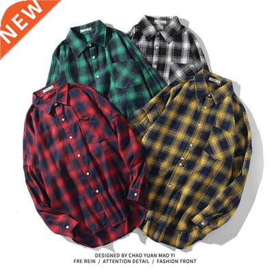Brand 2022 Spring Autumn Long Sleeves New Flannel Collar Kor