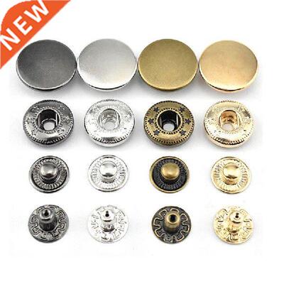 10 Sets 10-20mm Metal Copper Four Buckle Pack Press Studs