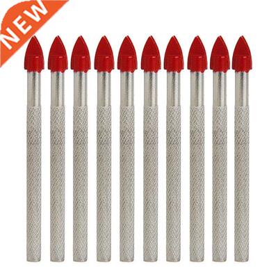 10Pcs Glass Tile Ceramic Drill Set 3/16 Shank Carbide Tip-t