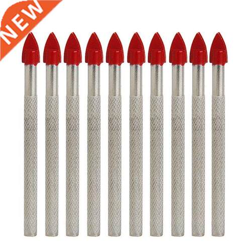 10Pcs Glass Tile Ceramic Drill Set 3/16 Shank Carbide Tip-t