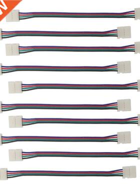 2/5Pcs RGB LED Strip Connector 4 Pin 10mm Wide LED Strip Lig