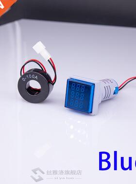 *New 3in1 22mm Digital Voltmeter Ammeter Hz 60-500V 0-100A